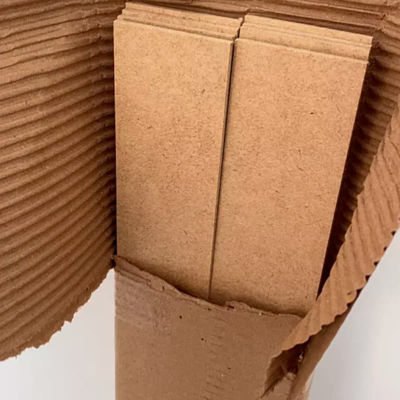 Kit 15 Ripas Ripado Shiplab MDF Cru 5cmx1m x 3mm para Painéis, Boiseries, Molduras e Artesanato
