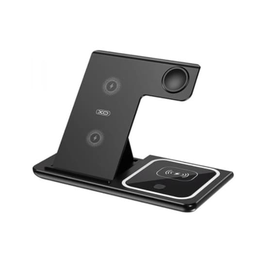 XO-WX023 - Carregador Por Indução Qi 15W 3em1