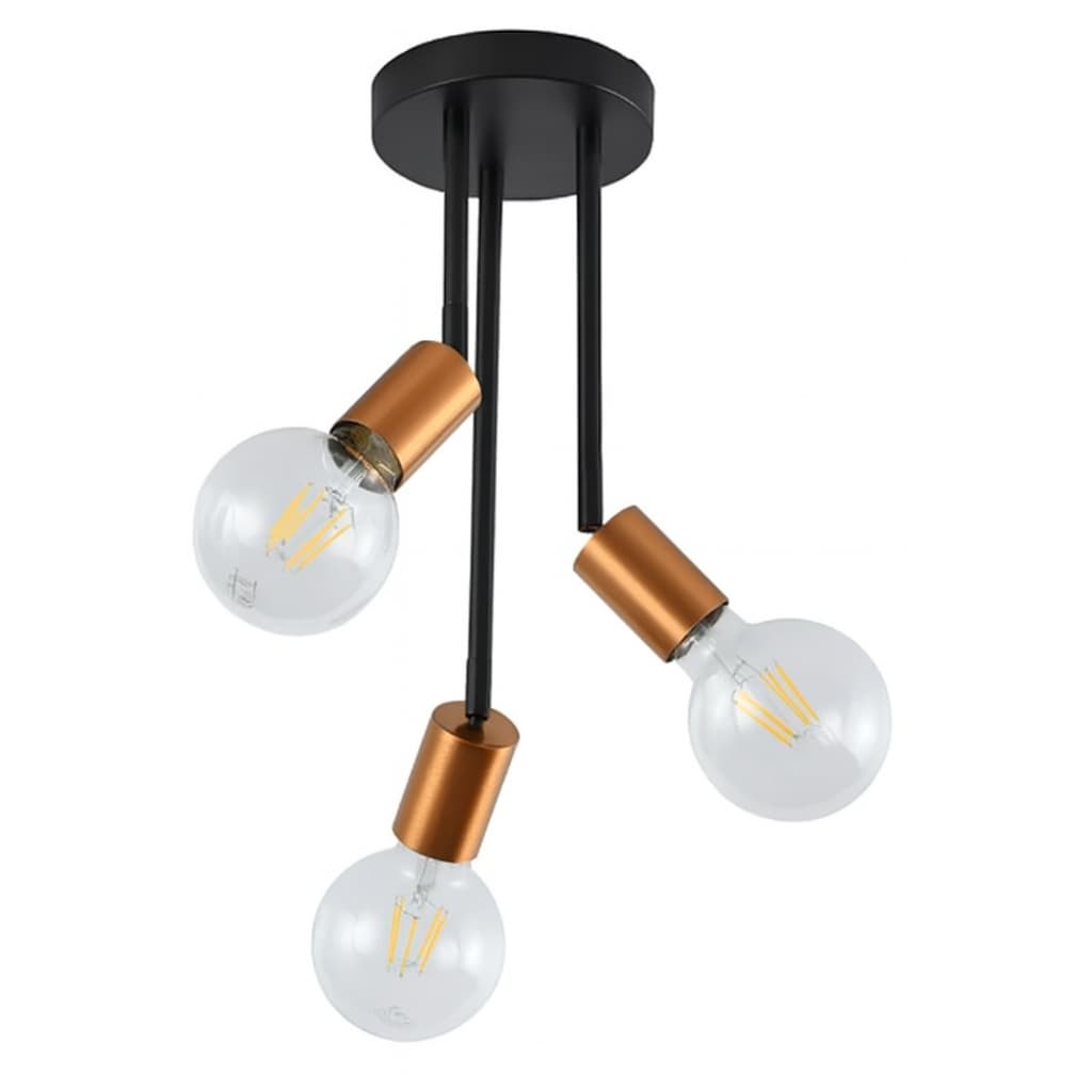 Luminária de teto Plafon Koppla 3 Lâmpadas moderno industrial