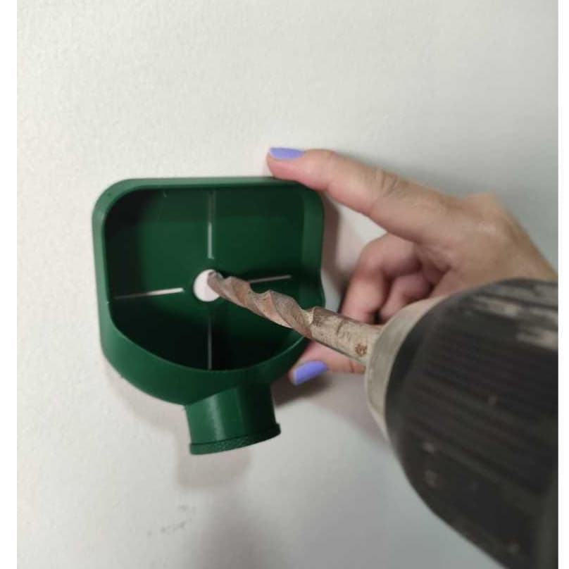 Coletor de pó e resíduos de furadeira + Suporte adaptador para garrafa plástica! Multifuncional - Impressão 3D