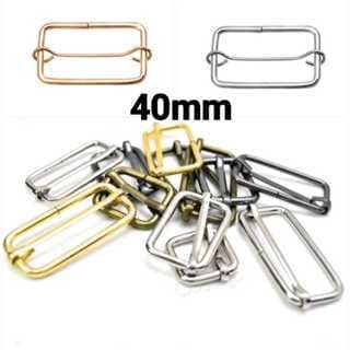 10un Regulador 40mm Niquelado / Dourado Ferro Passador Bolsas Mochilas Alças