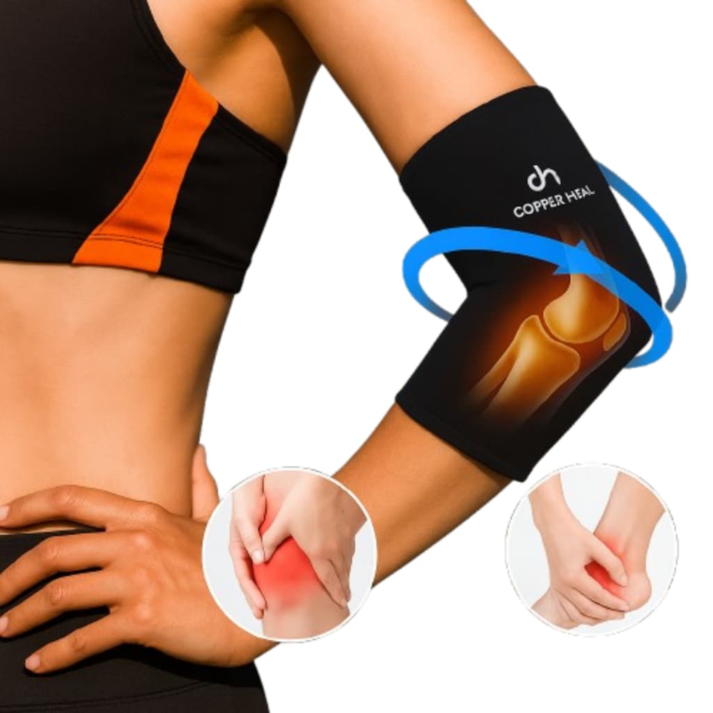 Manga Térmica Multifuncional Terapia Gel Quente e Frio Alívio Dores Musculares Copper Heal