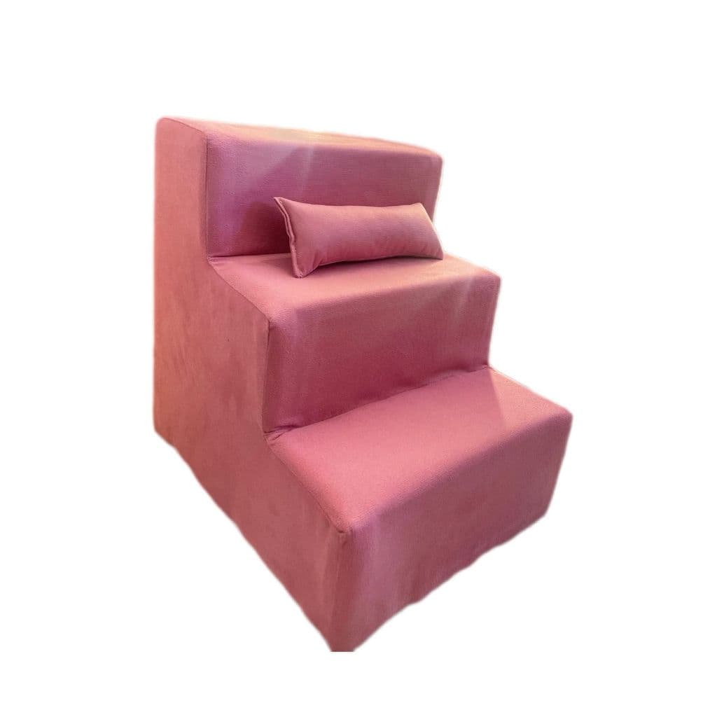 Escadinha Pet 3 Degraus Estofada – Várias Cores | Ideal para seu dog
