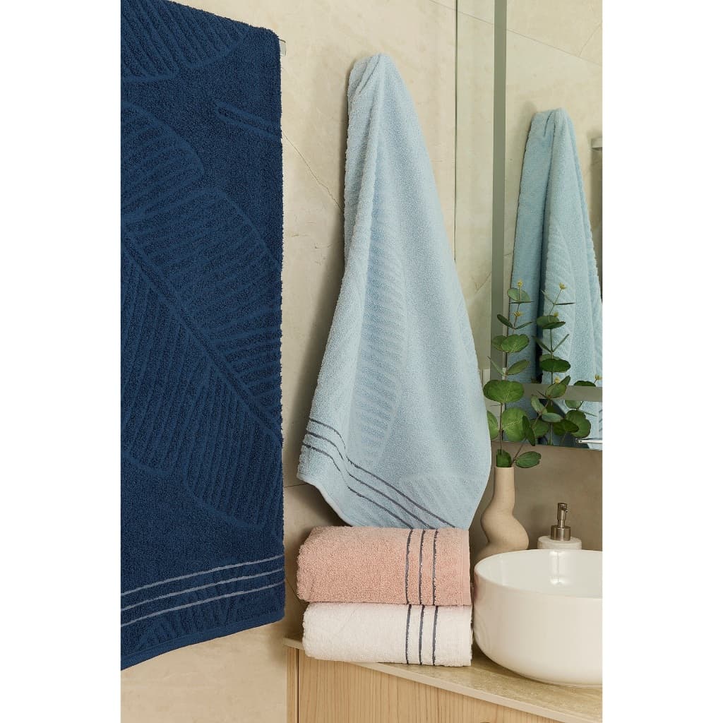 Kit 3 Toalhas de Banho Banhão California 70x140cm Grossas Macias Felpudas Alta Absorção 100% Algodão