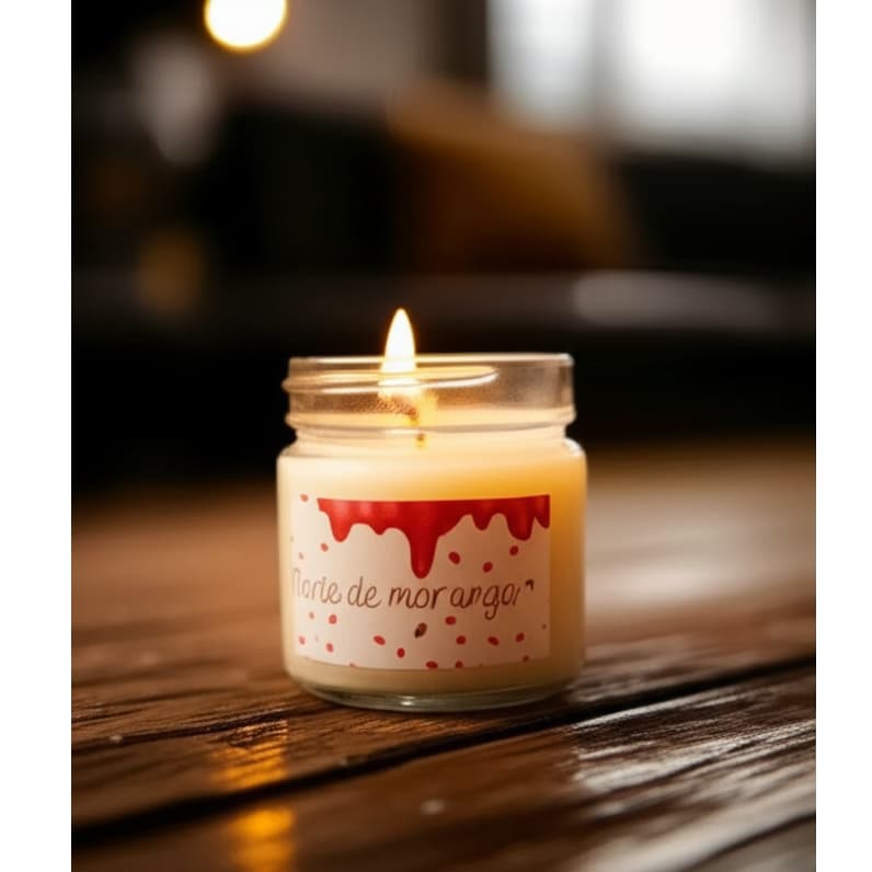 Vela Aromática Vegana 145g Sem Parafina - Lô Velas - Aromas Diversos