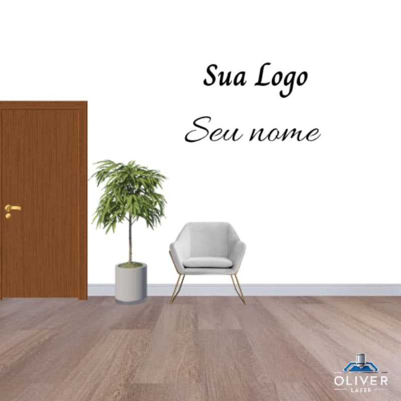 Logomarca Letreiro em MDF 3mm Várias cores