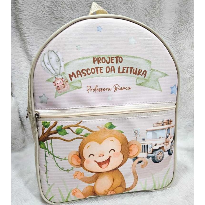Mochila Escolar Personalizada bolsa escolar lembrancinha de festa 33x28