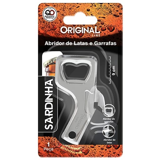 Abridores De Latas , Garrafas Inox Original Line 9cm