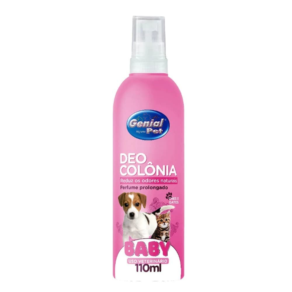 Deo Colônia Baby p/ Cães e Gatos 110ml Genial Pet