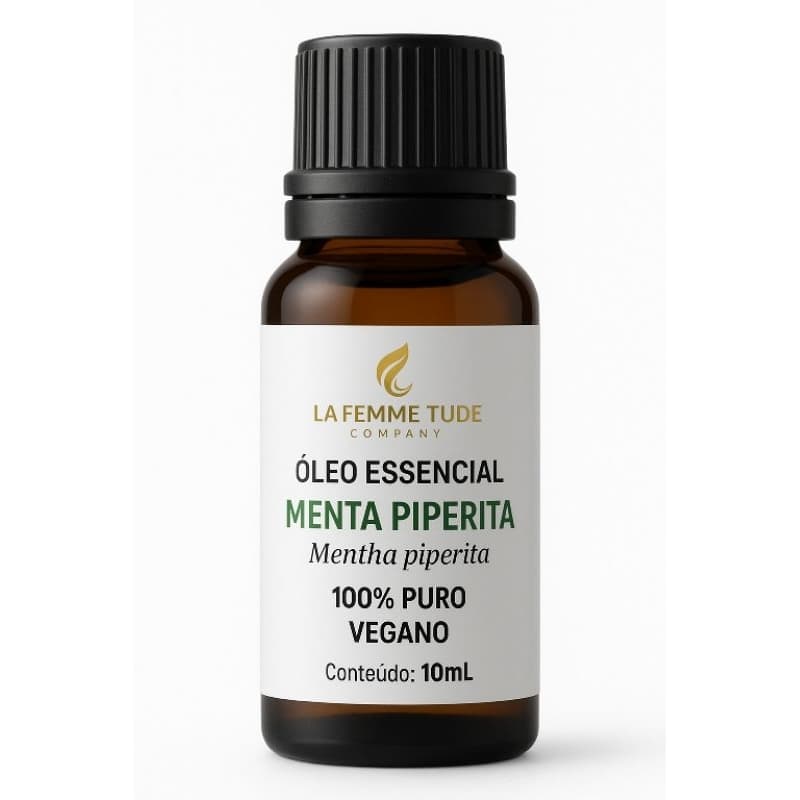 Óleo Essencial de Menta Piperita, 100% puro e vegano 10ml