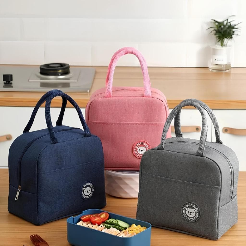 Kit 40 Bolsas Térmicas Portátil Lisa Viagem Marmita Lancheira Vintage