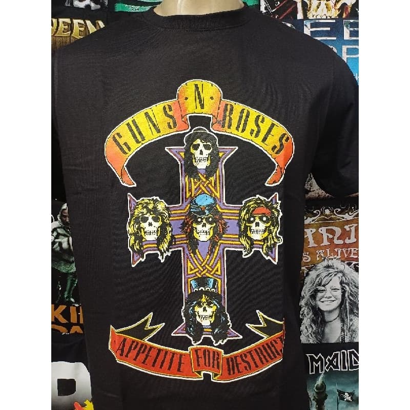 camiseta de banda camiseta de rock Guns n' Roses Brutal Wear hard rock Axl Roses Slash