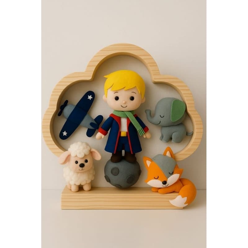 Porta Maternidade LUXO Príncipe- Quadro Personalizado