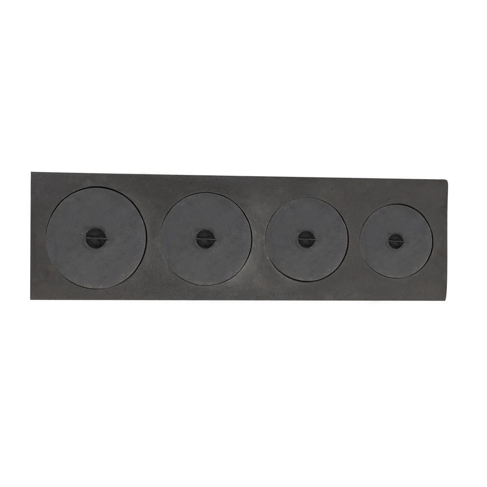 Chapa Para Fogão A Lenha Ferro Fundido 4 Bocas 79 X 25 X 20