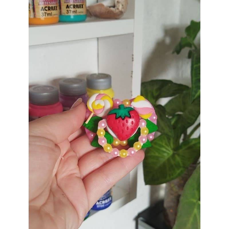 Chupeta erê / chupeta com morango