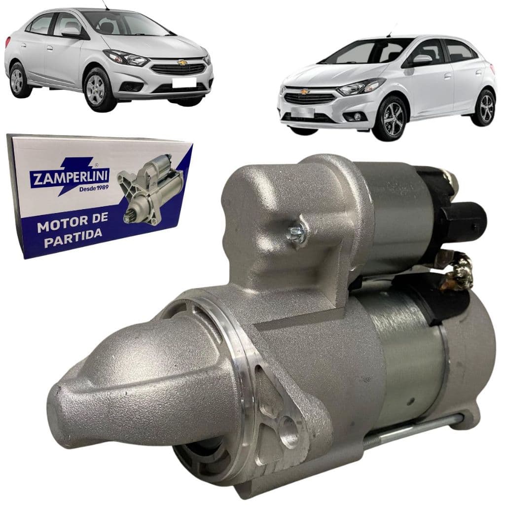 Motor de Arranque 9d Partida Para Chevrolet Prisma Lt Ltz 1.0 1.4 Onix Lt Ltz 1.0 1.4 2012 Até 2019