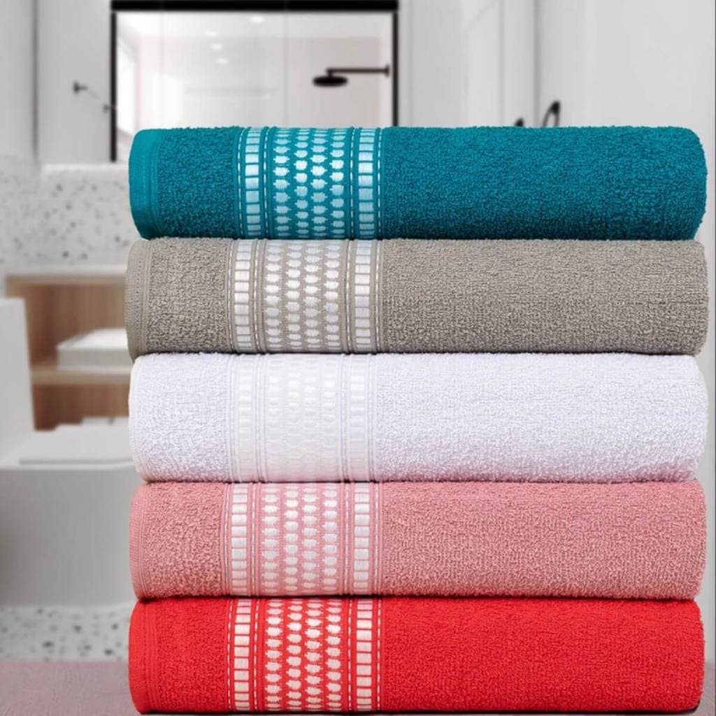 Kit Com 4 Toalha de Banho Grande Super Macia Absorção Extra Jade