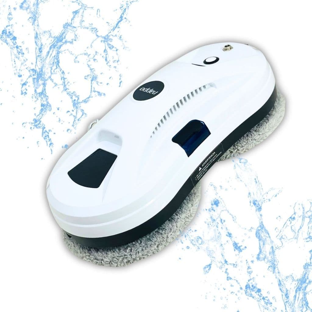 Limpador  Para Vidros Automático Com Controle Pano De Limpeza De Microfibra- Tanque De Água 32Ml