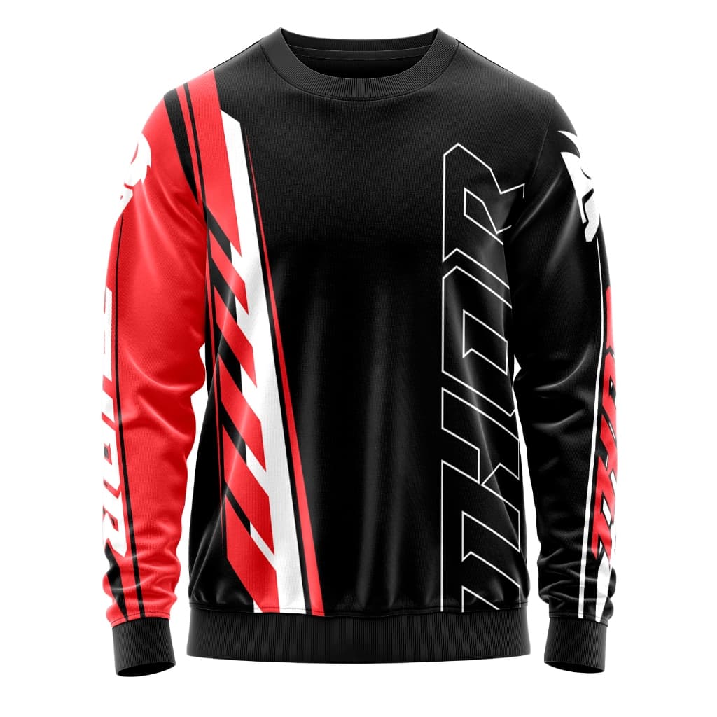 Blusa Moletom adulto e infantil Gola Careca esporte adrenalina motos