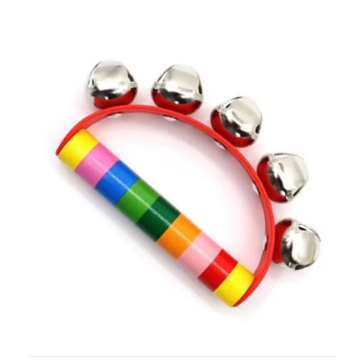 Pandeiro Infantil 14cm Meia LUA