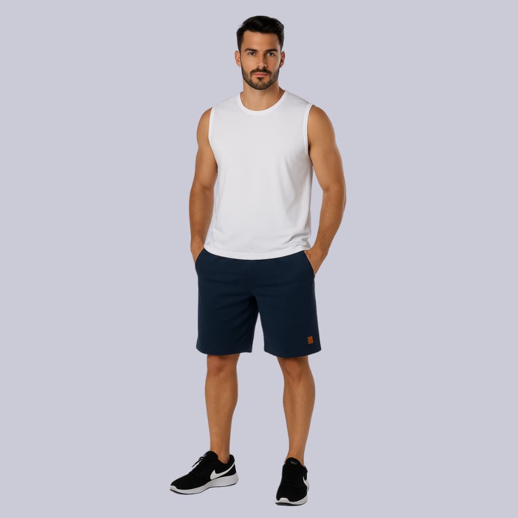 Bermuda Moletom Masculina Shorts Calção Masculino Academia