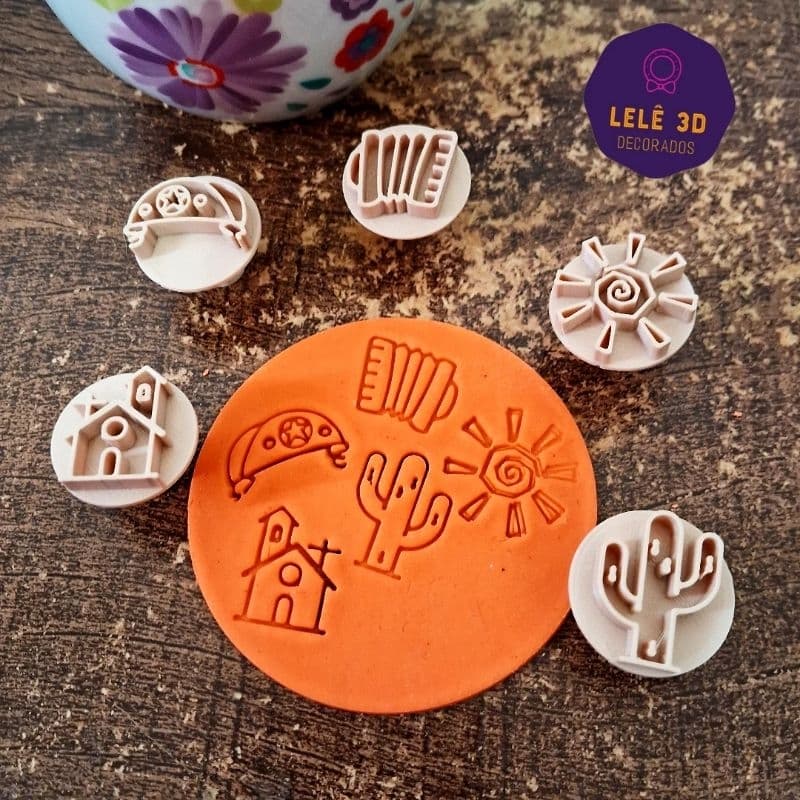 Carimbo Cordel para brigadeiros e docinhos,cordel,festa junina,sertão