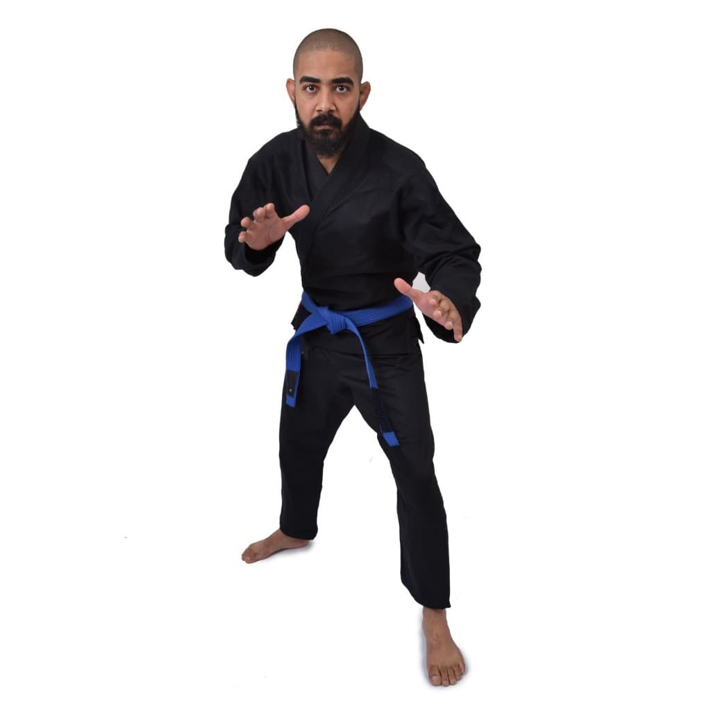 Kimono Adulto Judo Jiu Jitsu Trançado com calça RIPSTOP + Faixa