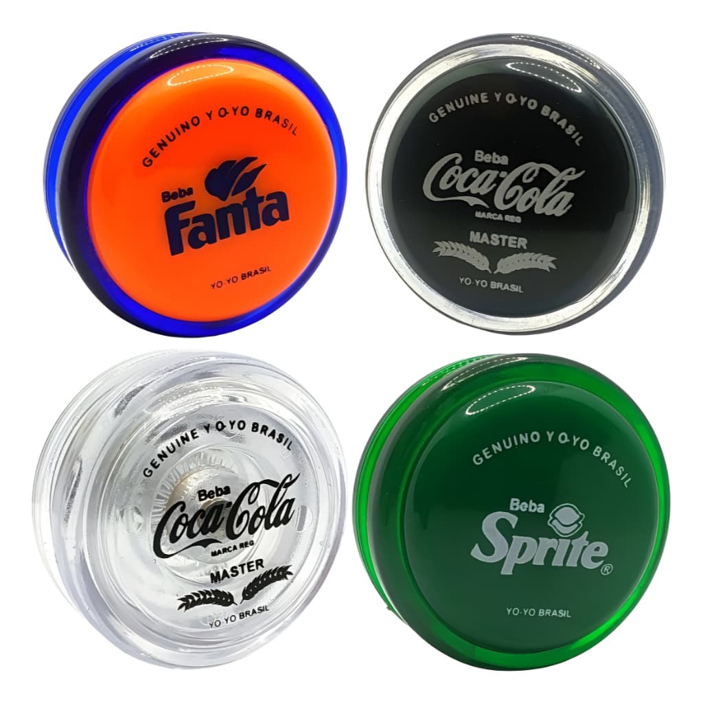 4 Unidades Yoyo(ioiô,yo-yo) Profissional Retrô Coca-cola Pró