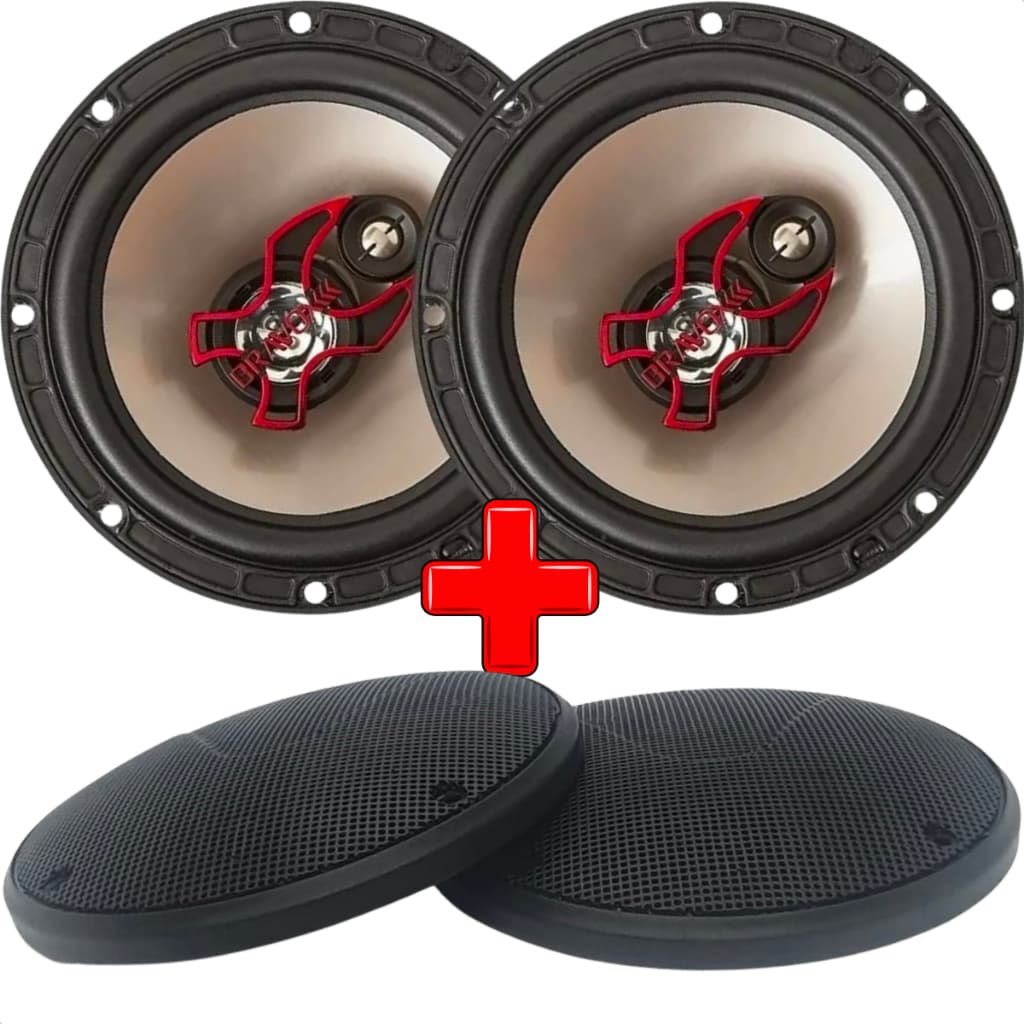 Alto Falante Bravox 6 Polegadas Automotivo Triaxial B3x60x 100 Watts RMS o Par