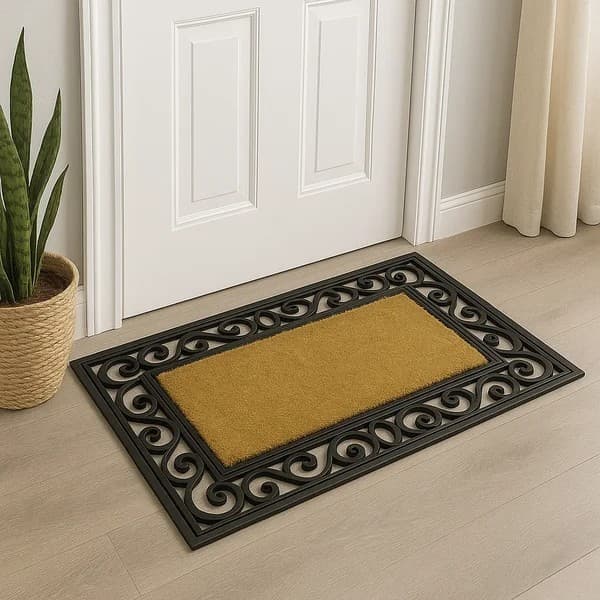 Capacho Antiderrapante Fibra De Coco Imperial 45x75cm - Kacyumara