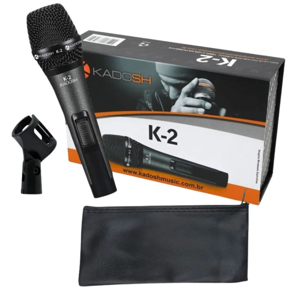 Microfone Kadosh K2 Dinâmico Cardioide Profissional Original