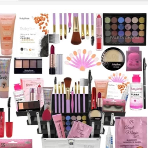 Kit Maquiagem Blogueira Completo Cores Vivas