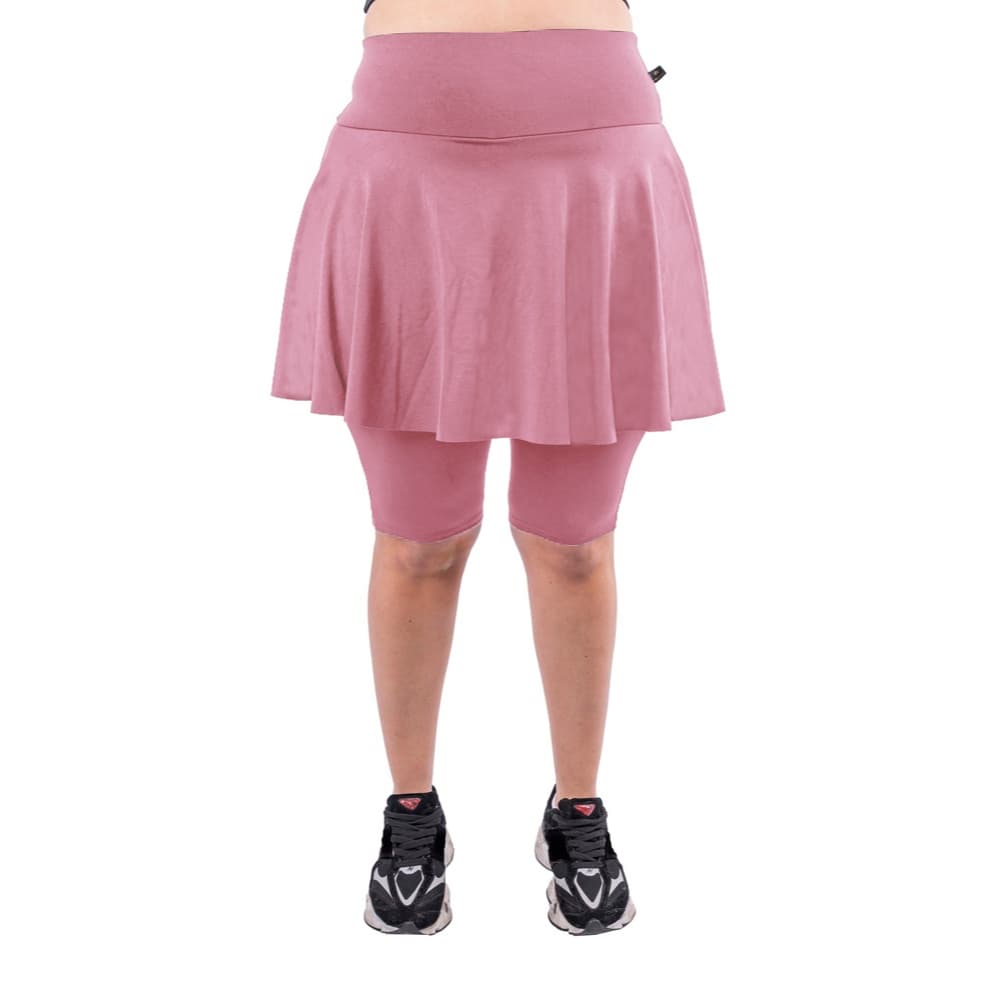 Bermuda Saia Plus Size Cintura Alta Academia Fitness G1 G2 G3 G4