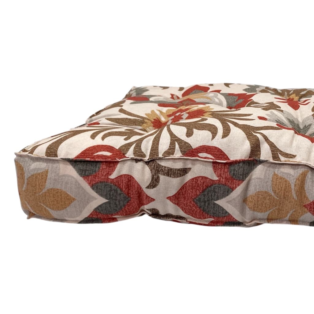 Almofada Futton Turco 42x42cm Wendy Vermelha Plantas