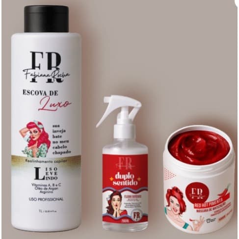 KIT VERMELHO E LISO PERFEITO - BY FABIANA ROCHA