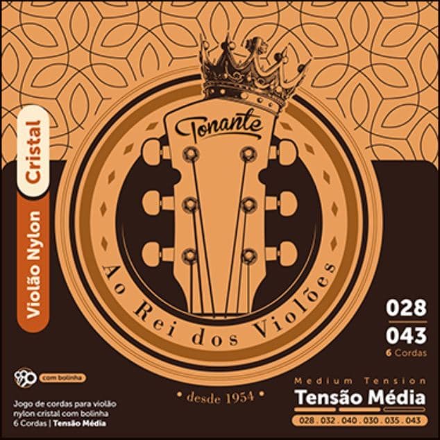 Corda De Violão Encordoamento Tonante Luxo 028.043 Nylon