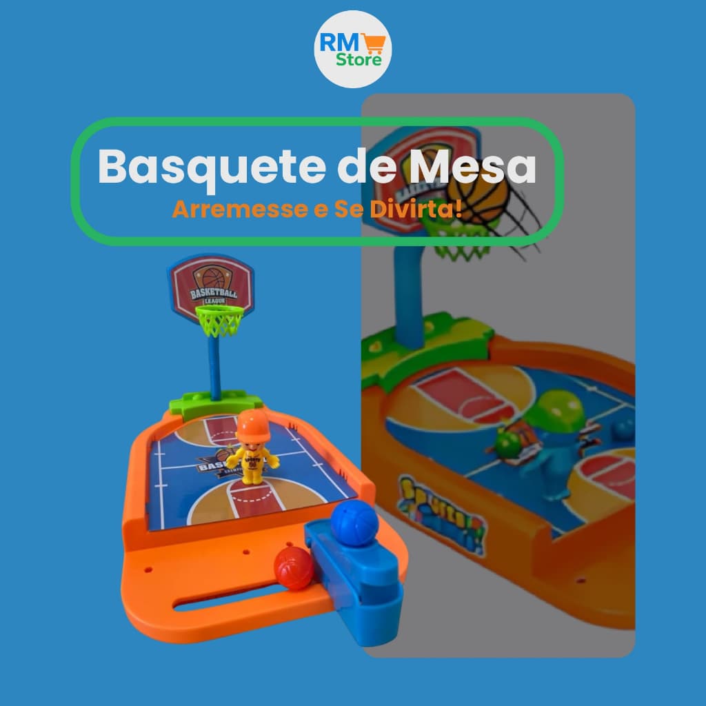 Brinquedo Jogo de Basquete de Mesa – Arremesse e Se Divirta!
