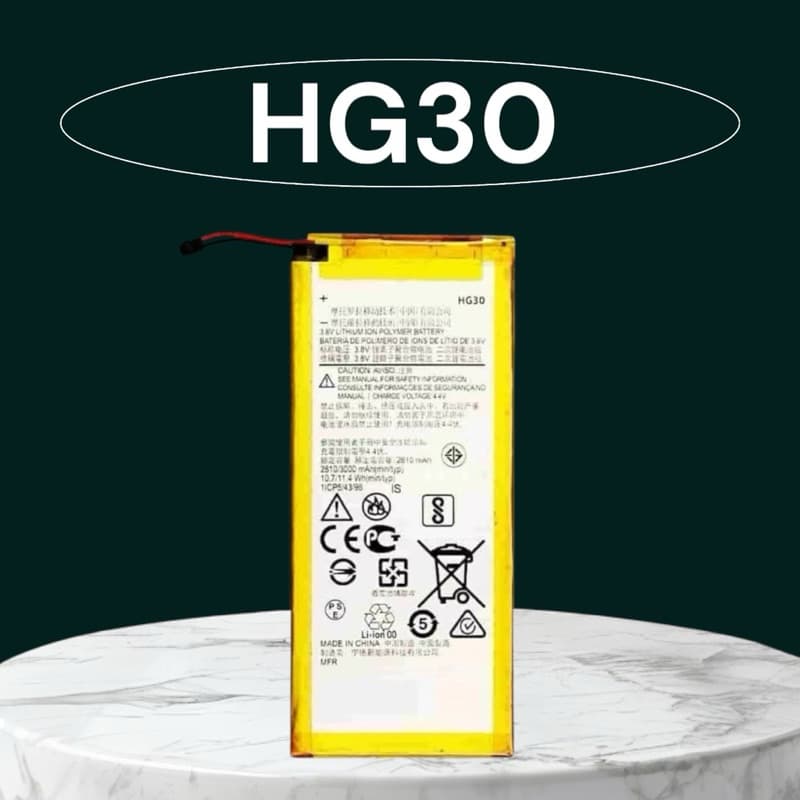 Bat-eria compatível, HG30 nova e pronta para instalação. Produto desenvolvido para substituição do APARELHO