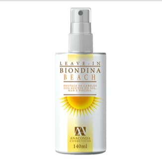 Leave-in Protetor Capilar contra cloro, água salgada, sol Biondina com D-Pantenol Spray 140ml