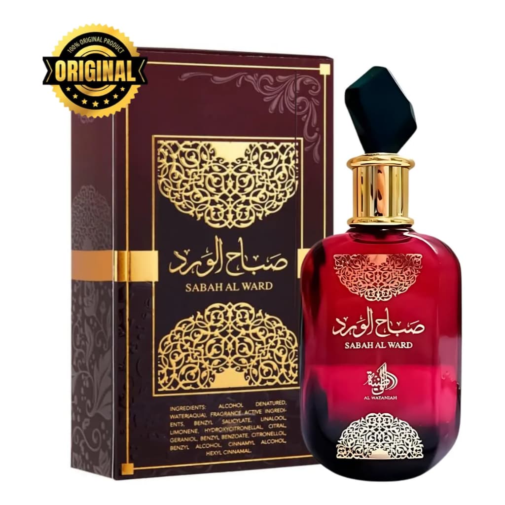 Perfume Lattafa Sabah Al Ward Feminino 100ML Arabe Original