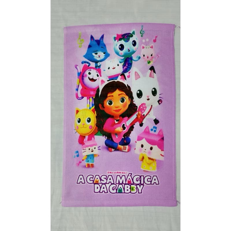 Toalha de banho infantil praia e piscina personagem Casa Mágica da Gabb&