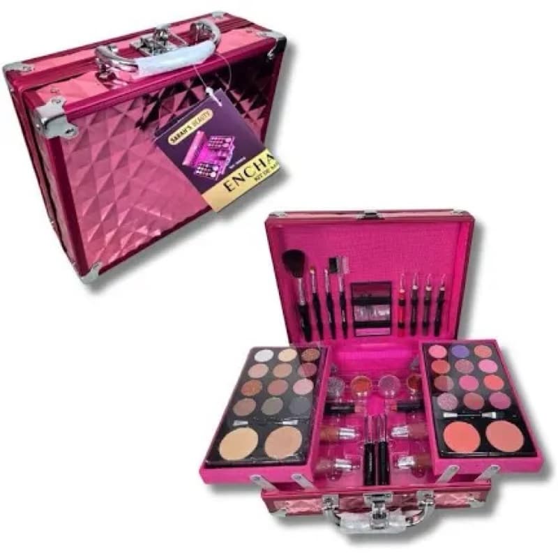 kit Maquiagem Maleta Maquiagem Enchanting Gold - Sarah’s Beauty
