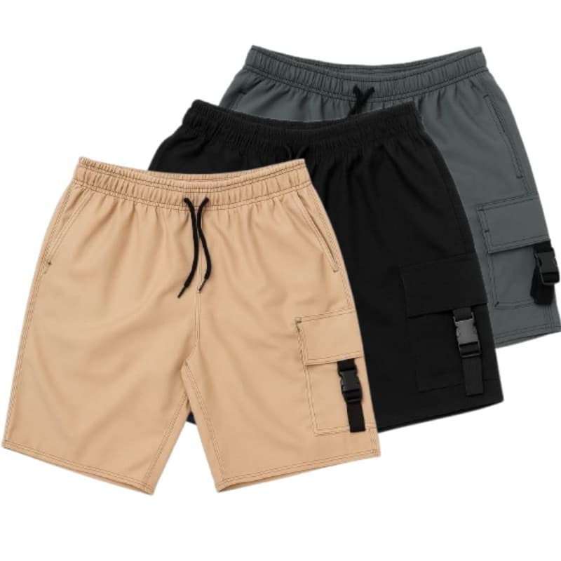 Kit 3 Bermuda Masculina Short Cargo