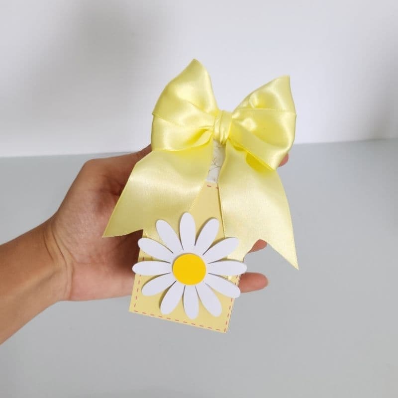 CAIXA MILK MARGARIDA PARA FESTA INFANTIL ANIVERSÁRIO MENINA