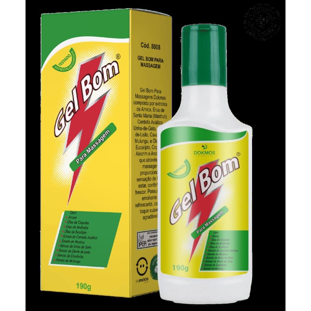 Gel Bom Nocauteador Para Massagem Dokmos Ação Rápida 190g