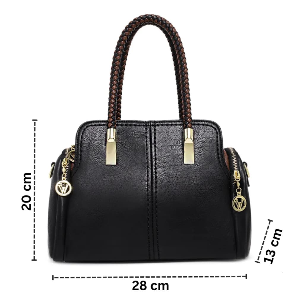 Bolsa Feminina Chique Reforçada Estilosa  Elegante Alça Ombro e transversal Couro