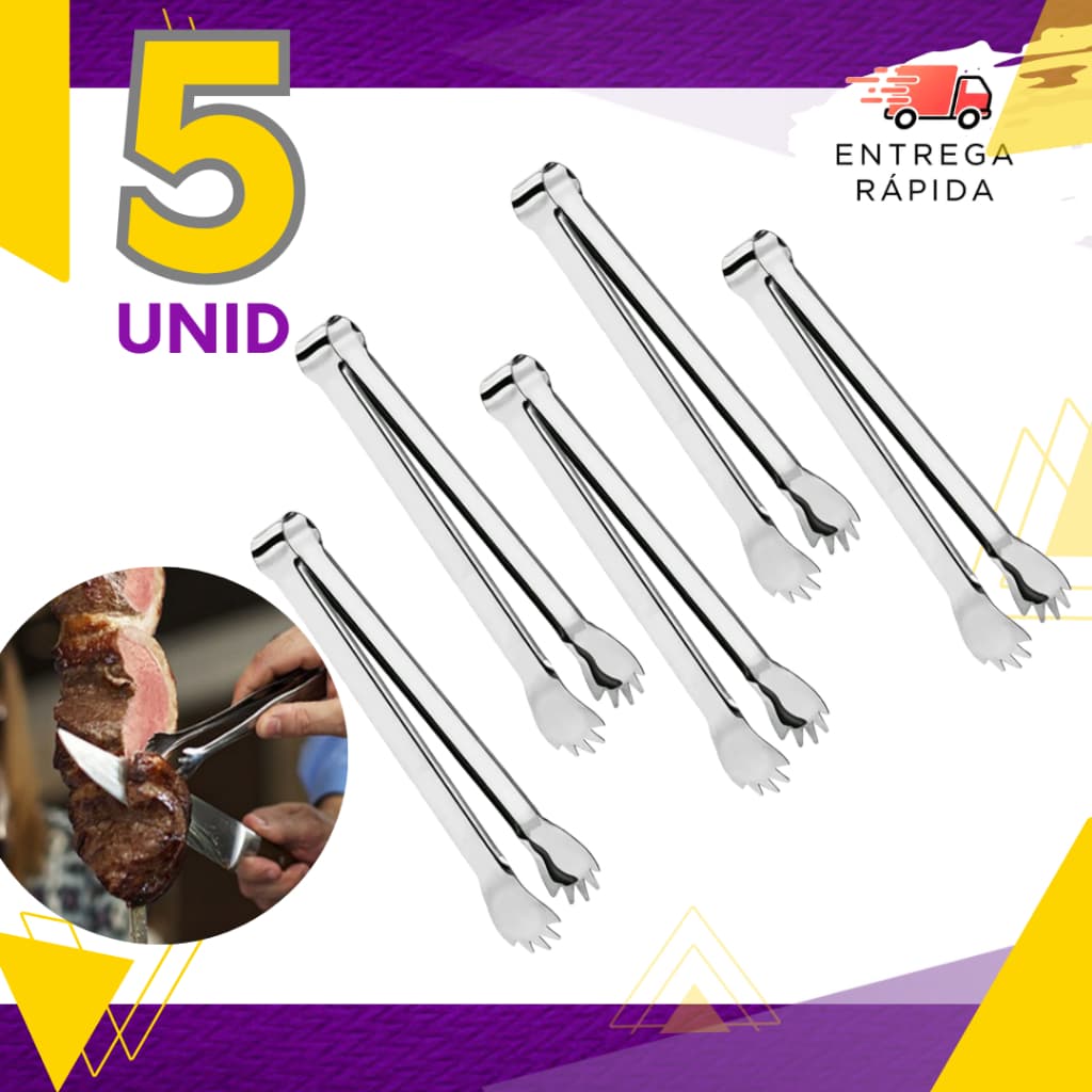 Mini Pegador Aço Inox Churrasco Balde Gelo Frutas E Fondue Petisco Frios Premium