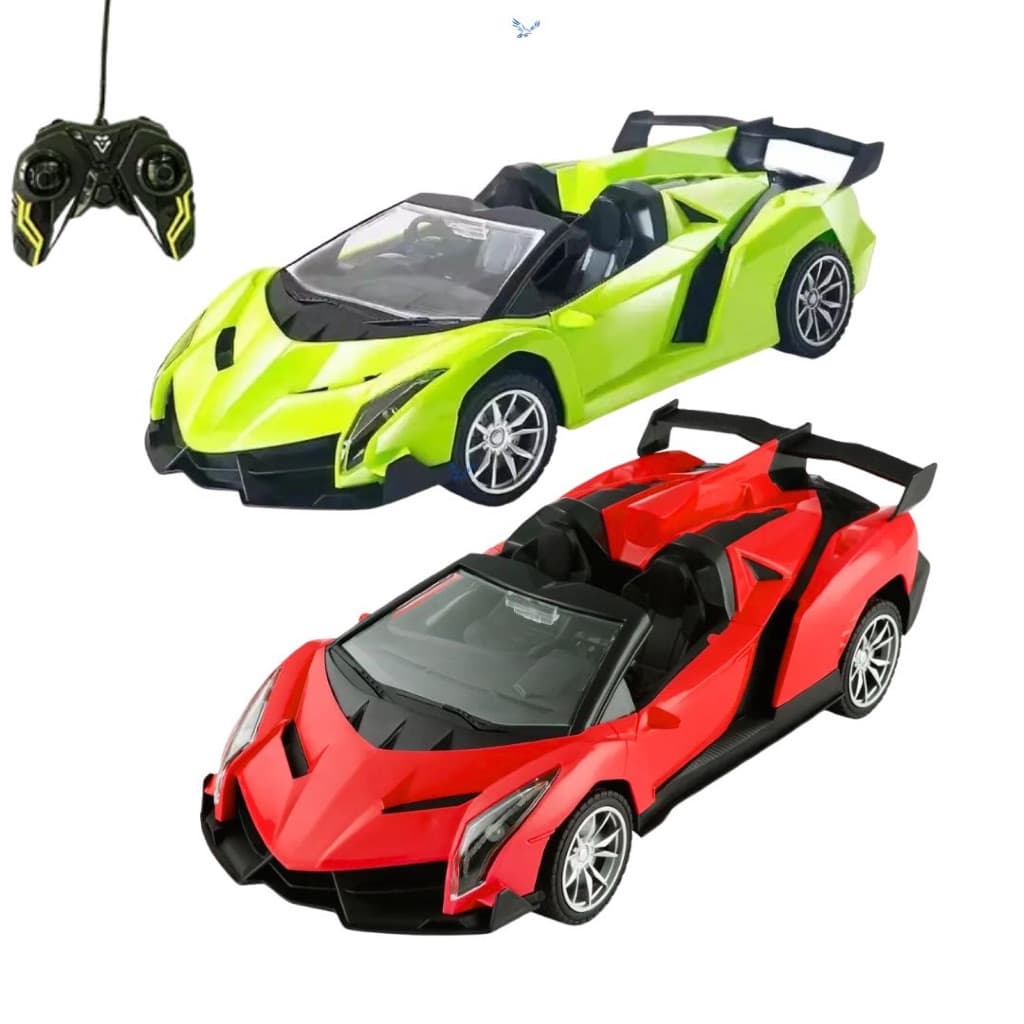 Carrinho Controle Remoto Lamborghini - Vermelho -  Verde