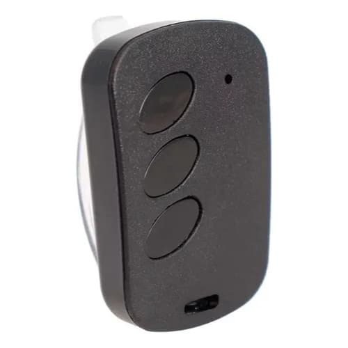 2 Controle Remoto Tx Deco Digital preto 3 Botões 433mhz Ipec