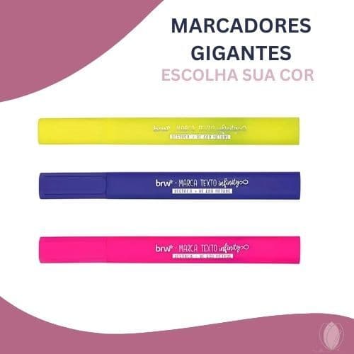 Marca Texto Brw Gigante Infinity Com Cheiro Neon
